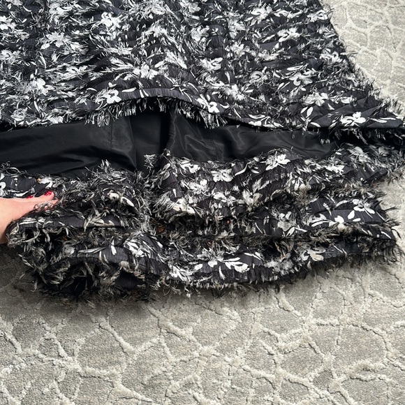 Prabal Gurung Fringe Chiffon Dress, Arielle charnas somethingnavy gown altered - Picture 12 of 15